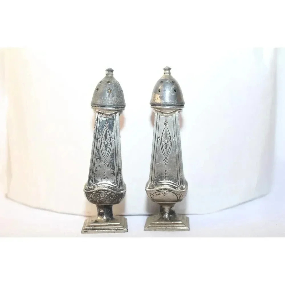 Silver Astor by Poole Yorktown Salt&Pepper Shakers